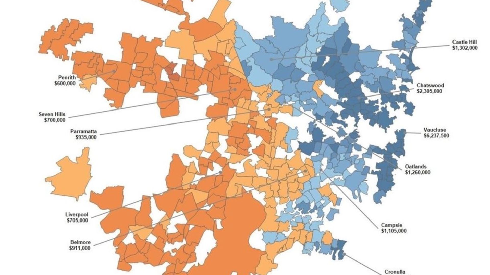Sydney Real Estate Hotspots Map